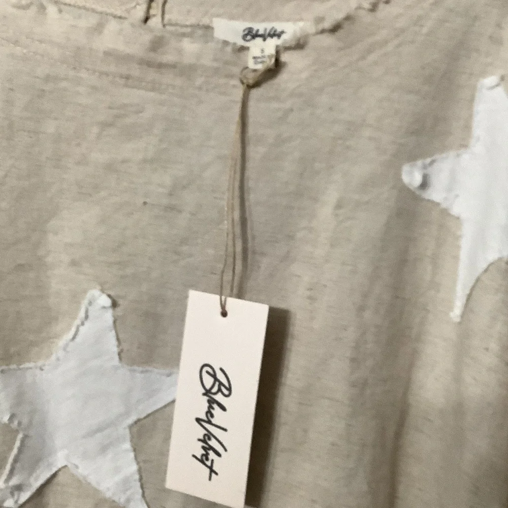 Beige Wide-Leg Pants and top with Distressed Detail a set - Picture 6 of 9